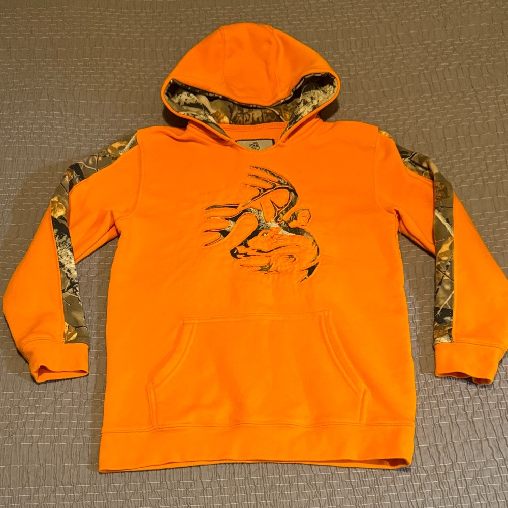 Legendary Whitetails Orange Camo Hooded Sweatshirt